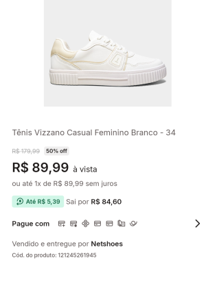 Tênis Ramarim Casual
